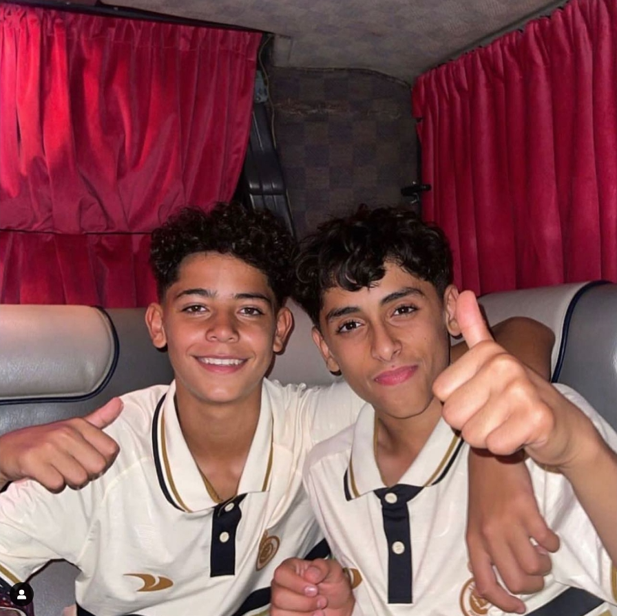 Cristiano Junior Disfrutɑ dҽ unɑ Noche de Cιne con su Mejor Amigo y Compañeɾo del Equipo Juvenil de Al Nassr