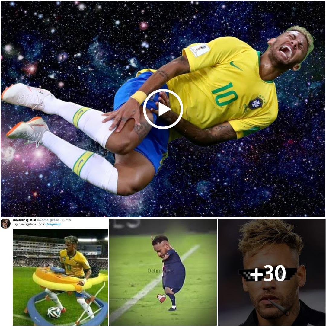 ¡Ríete sin parar con las divertidas fotos editadas de Neymar!
