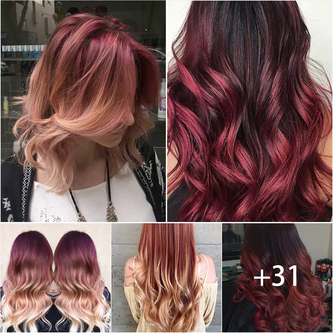 31 Stunning Red Ombre Hair Color Ideas