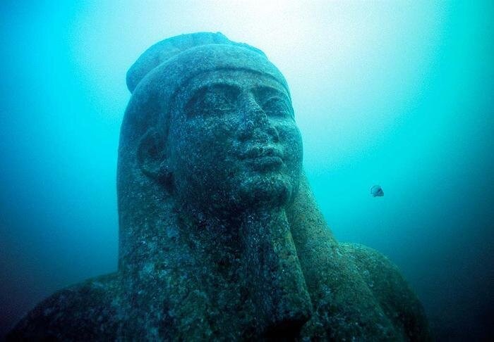 1,200-Year-Old Lost City of Heracleion Unearthed from Deep Underwater